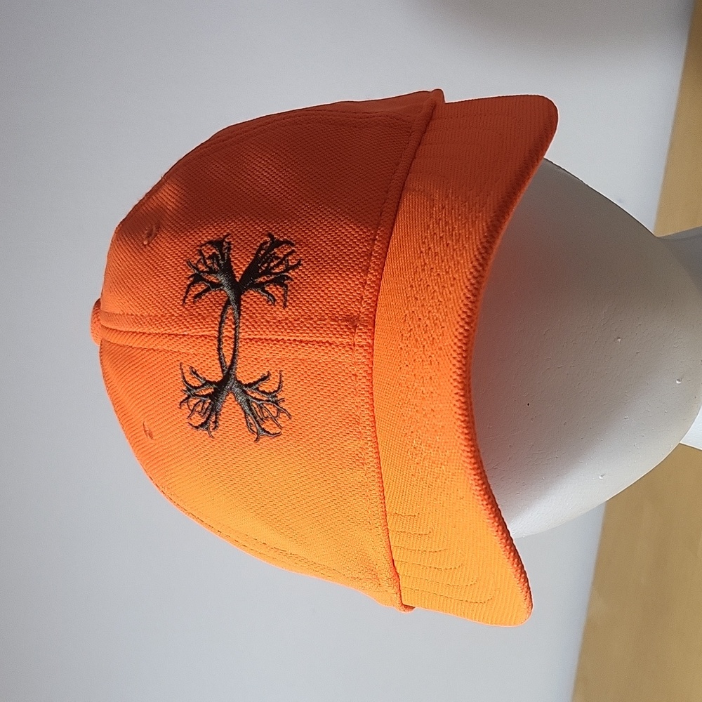 Under Armour youth bright orange baseball hat adjustable